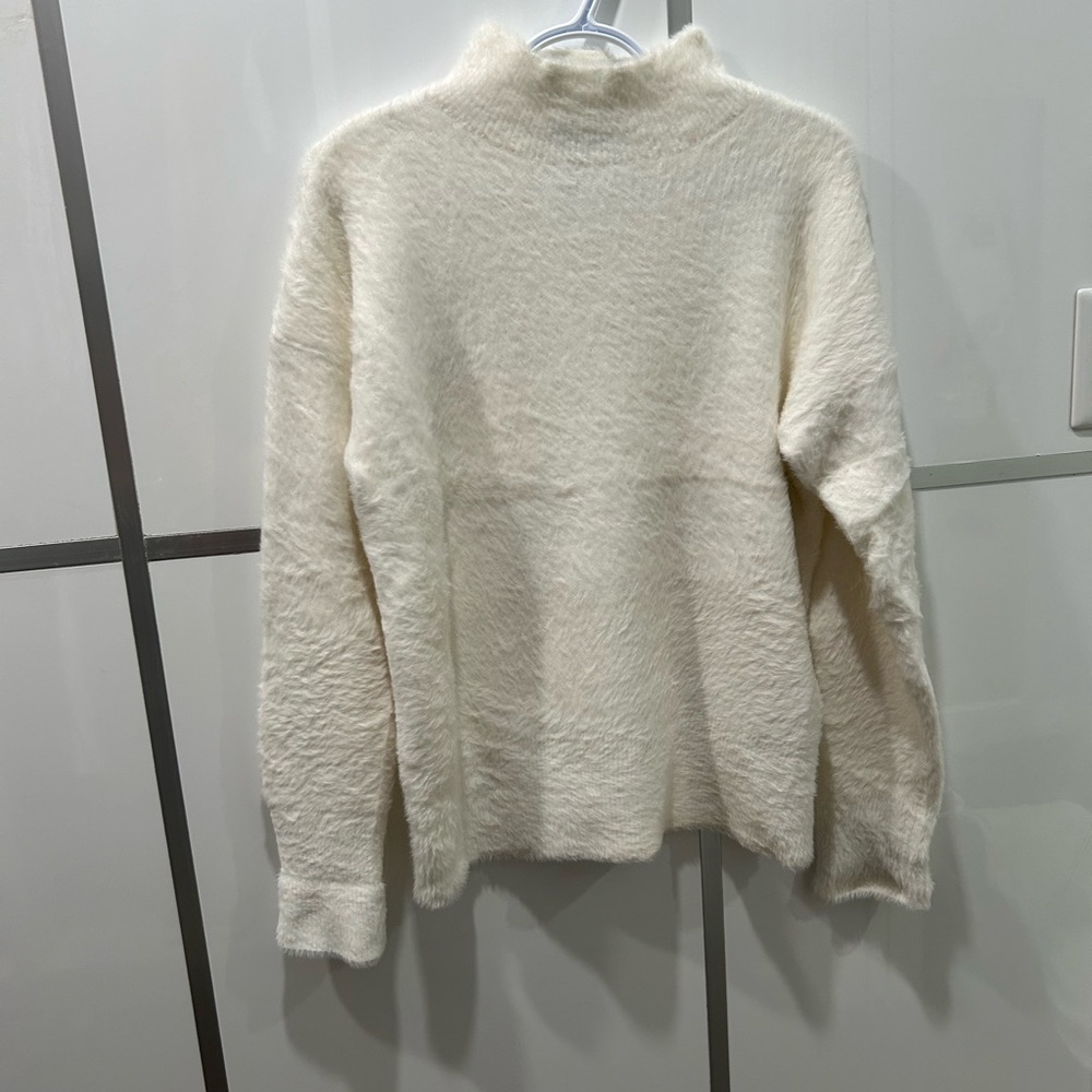 French Connection Cream Turtleneck Sweater